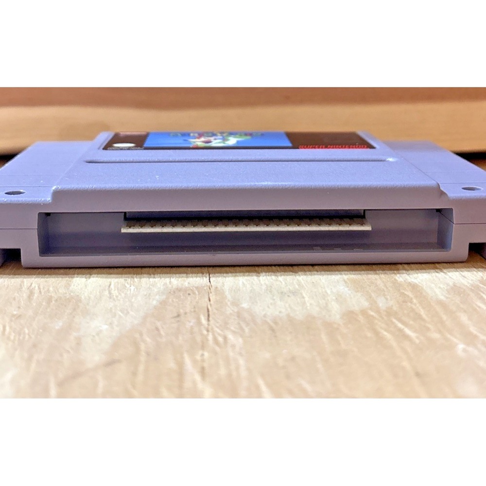 Super Nintendo SNES Super Mario World Authentic Game Cartridge Tested Works - Picture 3 of 4